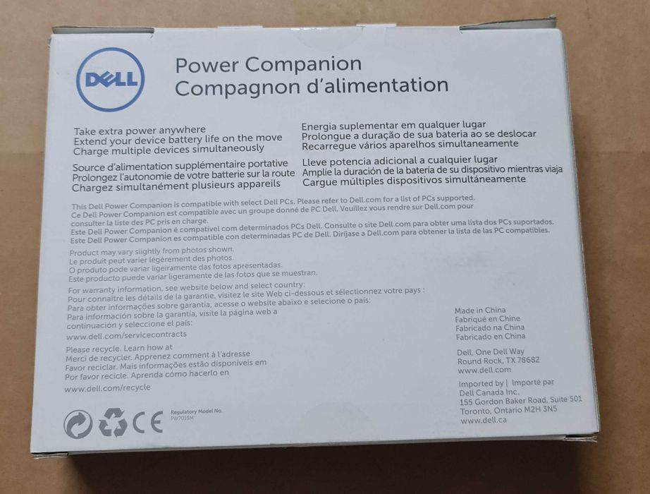 Power bank Dell PW7015M 12.000 (NOVO)