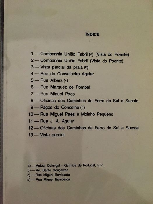 Postais Antigos - Barreiro antigo