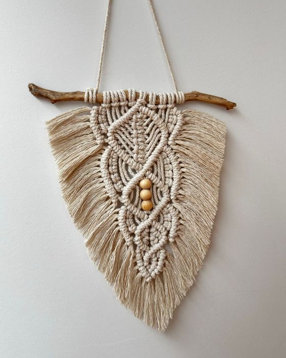 Painel em macramé