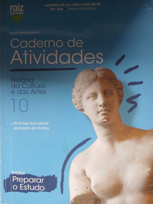 Livro atividades de História e Cultura das Artes 10.º ano