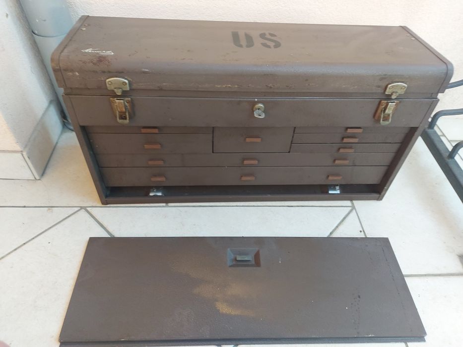 KENNEDY 520 skrzynka narzędziową Kennedyego ,8 szuflad Vintage,Toolbox