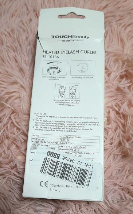 Пристрій для завивки вій з підігрівом Touchbeauty, новий, недорого