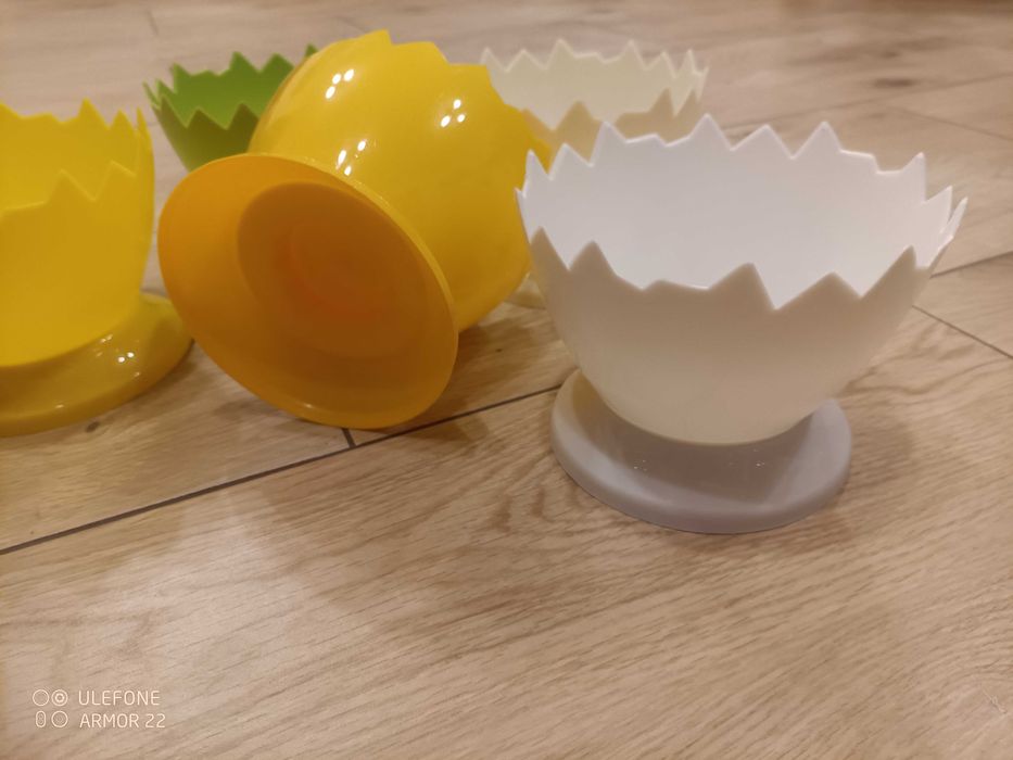 Gazony Skorupki Osłonki na stroiki 15 cm JAJKA 15 WD KOLORY