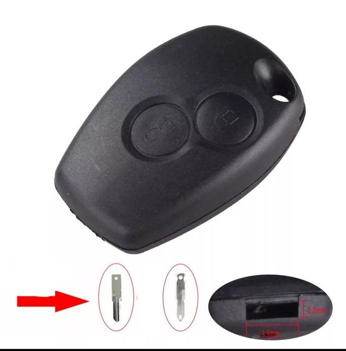 Корпус ключа Renault рено Duster Logan DACIA Sandero Kangoo опт розниц