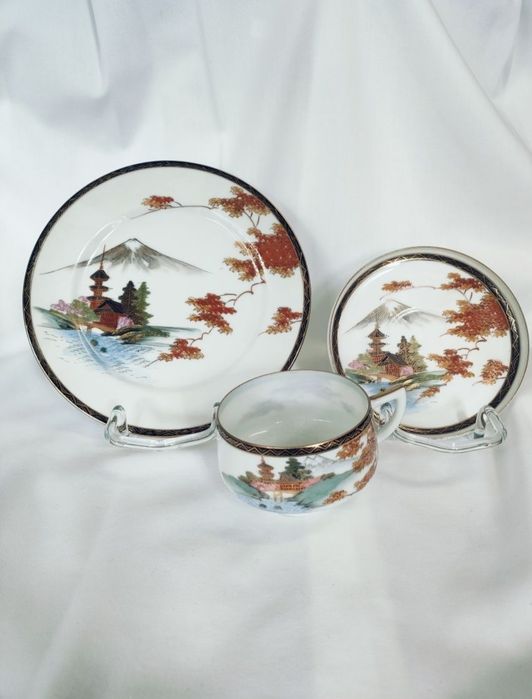 Japońska porcelana Kutani