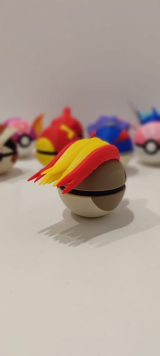 Pidgeot pokeball pokemon 3d