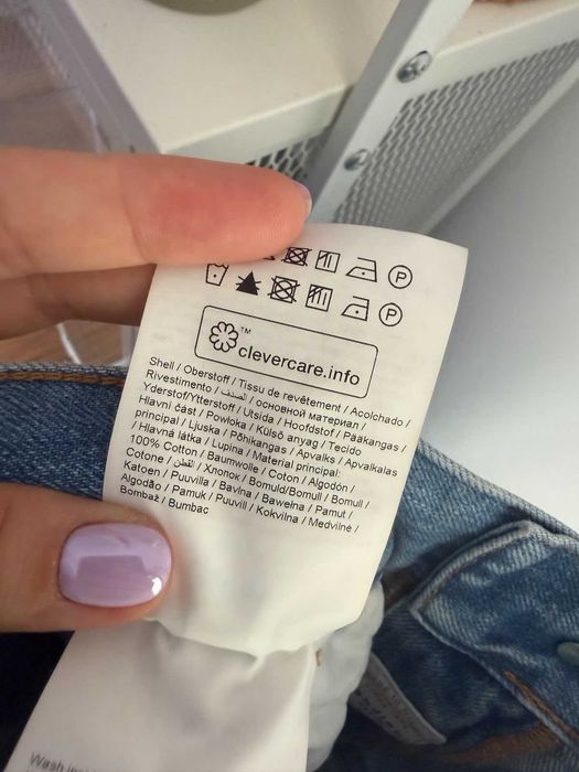 Jeansy BALL postrzępionym dołem a'la vintage 100% cotton high waist 29/32 Baserena jeans