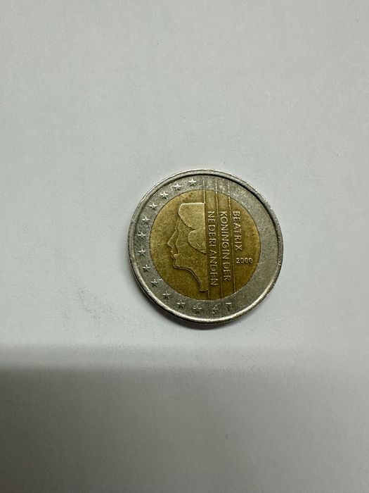 Moeda 2€  beatrix koningin der nederlanden 2000