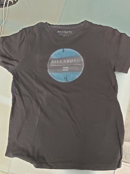 T-shirt Billabong preto vintage 16 anos 100% algodão