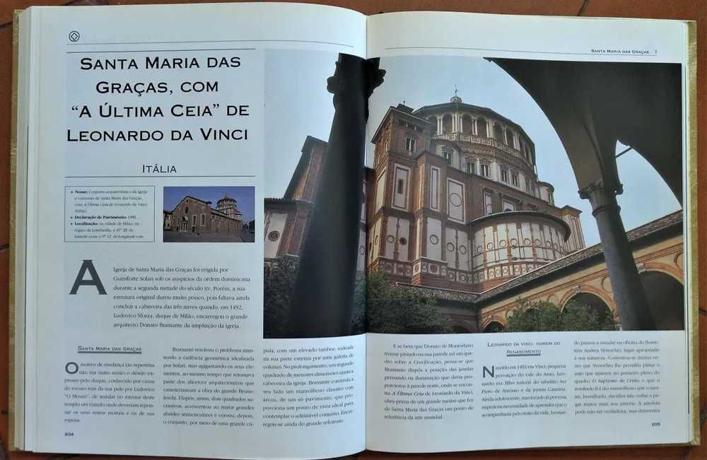 Coleção Património Mundial da UNESCO-12 volumes encadernados