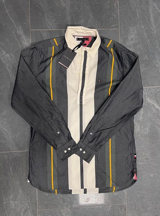 Nowa z metką koszula Tommy Hilfiger - przewiewna, - Rozmiar S Fit M/L