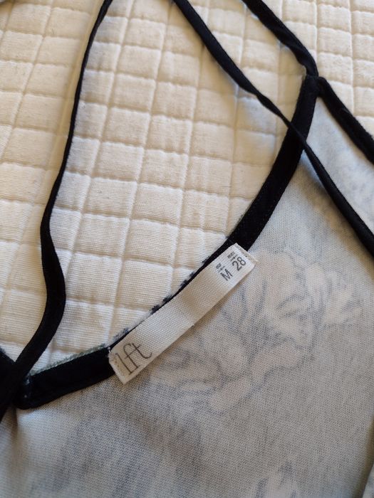 Top Veludo Flores c/ Franjas