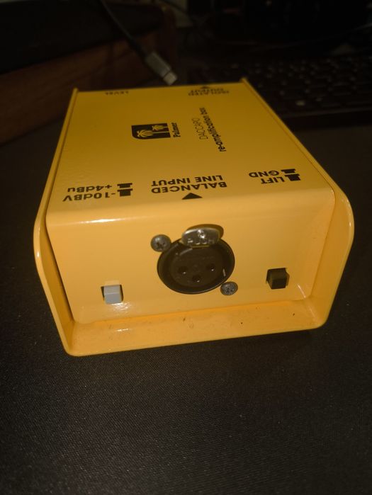 Reamp Box / Caixa de Reamplificação Palmer Daccapo