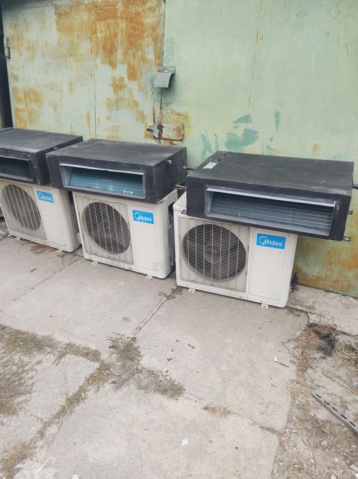 Продам бу канальний кондиціонер MIDEA  MTB-24HRN1/MOU-24HN1