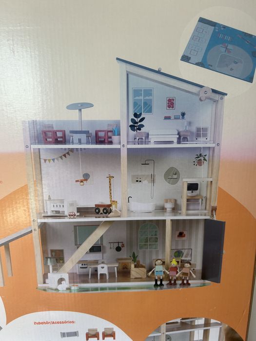 Casa bonecas madeira XXL
