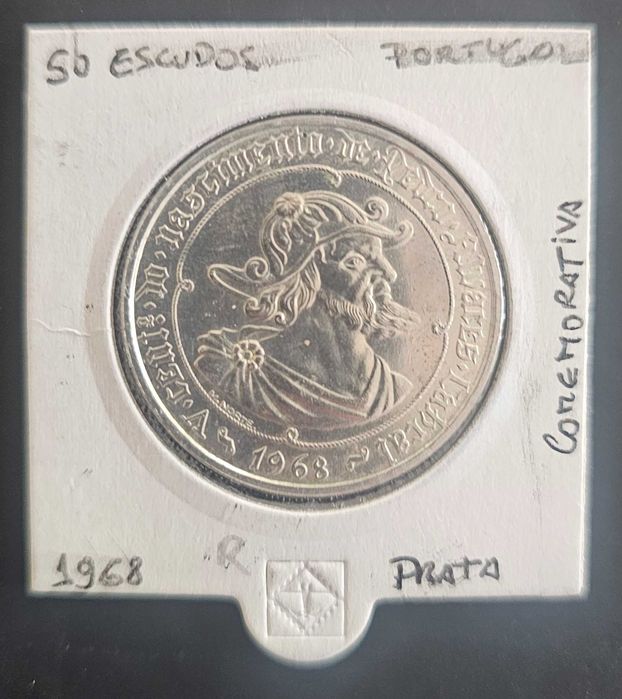 50 Escudos, 500º Aniversário do Nascimento de Vasco da Gama