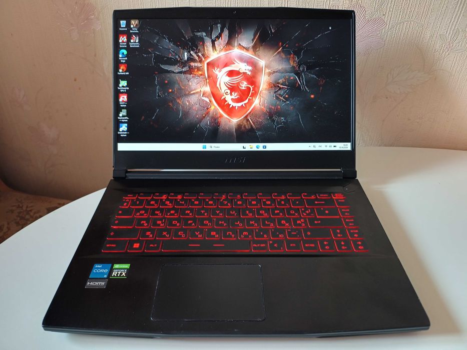 MSI GF63 Thin 11UC i5-11400H 16Gb nVIDIA RTX3050 4Gb SSD512Gb 144Hz