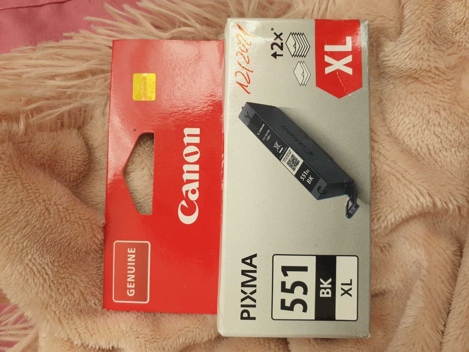 Tusz do drukarki canon 550PBK XL pixma tusze NOWY