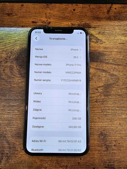 Iphone 11 Pro 256Gb Bat:100% iGŁA/Gwarancja/SklepGSM/Lwsk