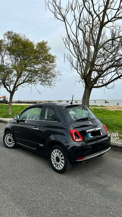 Fiat 500 1.2 Lounge Start&Stop – Preto na garantia até 2027