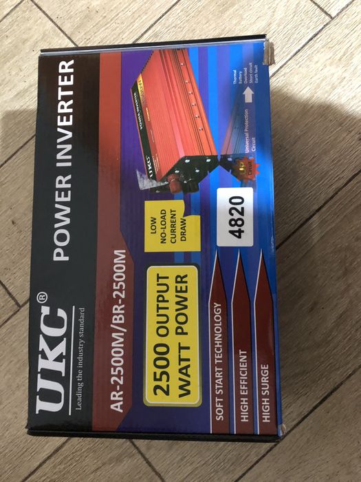 Автомобільний інвертор 2500 вт/24 V
