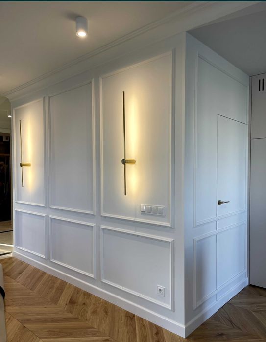 Montaż sztukaterii Montaż listew przysufitowych. Montaż paneli