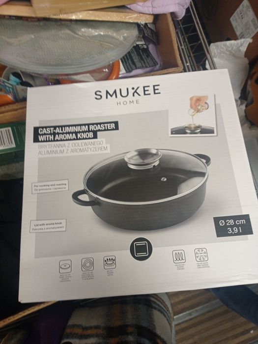 Brytfanna z odlewanego aluminium