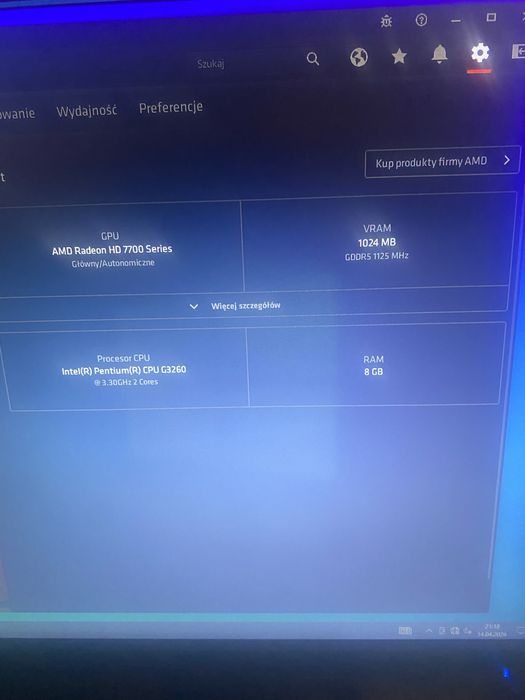 Komputer stacjonarny pc