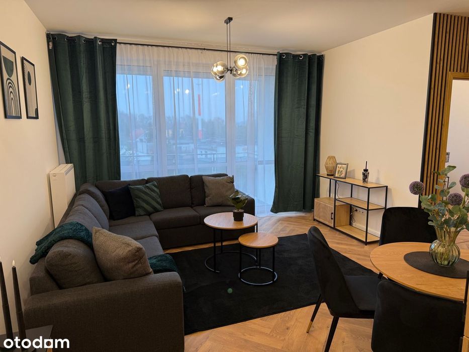Słoneczne 2 pokoje (43 m²) z dużym balkonem, Nowe budownictwo Os. Sady
