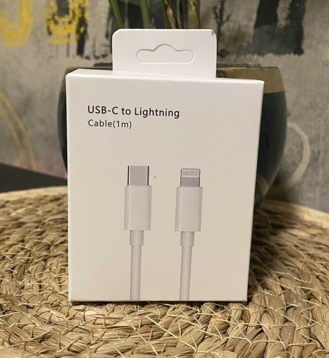 Kabel USB-C → Lightning iPhone | Szybkie ładowanie | Do iPhone 11–14