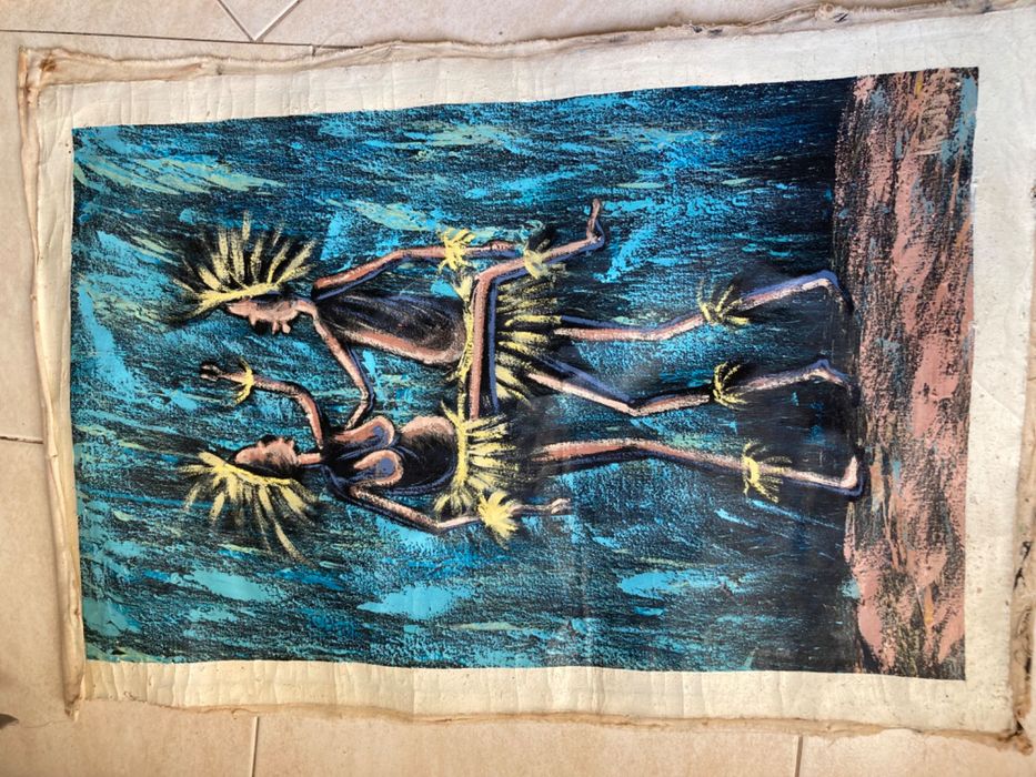 Pinturas a óleo africanas