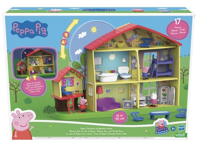 Peppa Pig будиночок «Готуємось до сну» Пеппа звук світло dream house