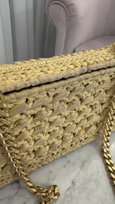 Сумка соломенная  celine