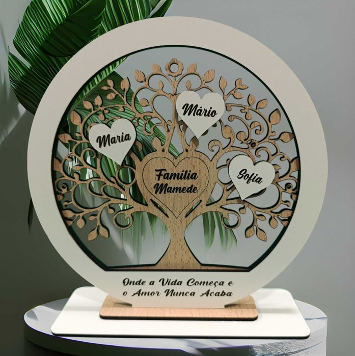 Arvore da vida personalizada (com base ou em quadro)