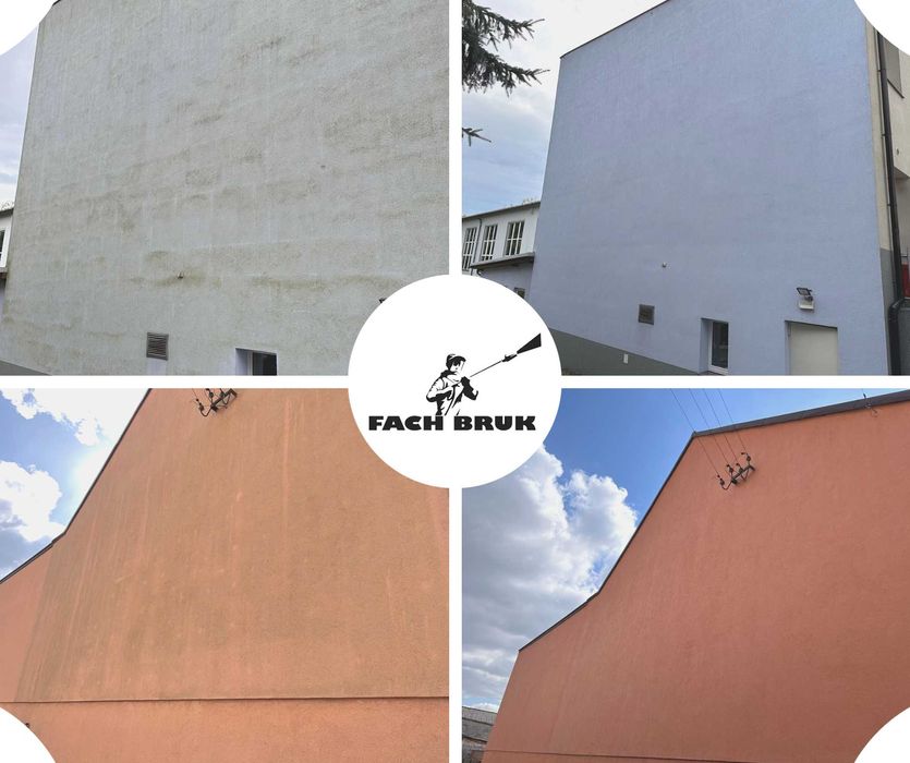 Mycie elewacji, kostki brukowej, dachów,  impregnacja , gwarancja