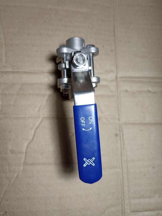 Кран шаровый нержавеющий трехсоставной приварной DN 15