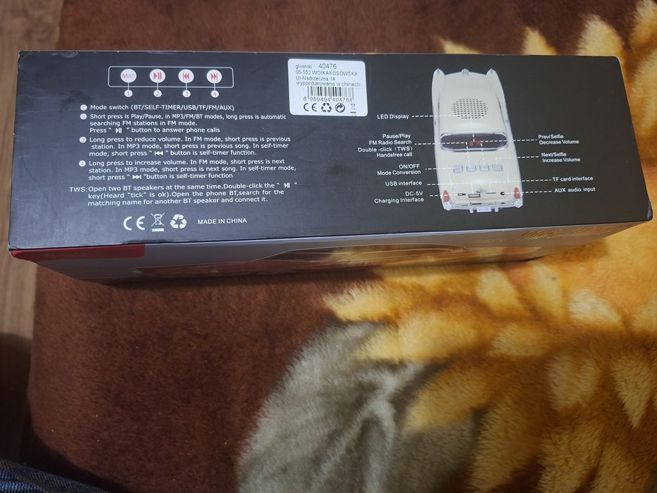 Głośnik Bluetooth Wster WS-1957,