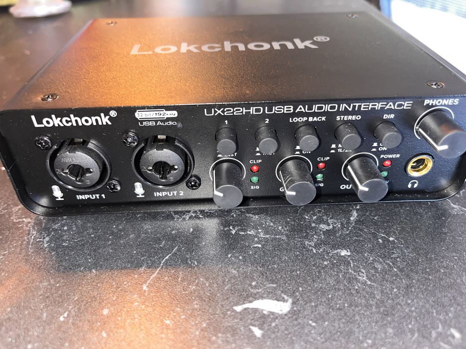Interface de audio LOKCHONK UX22HD