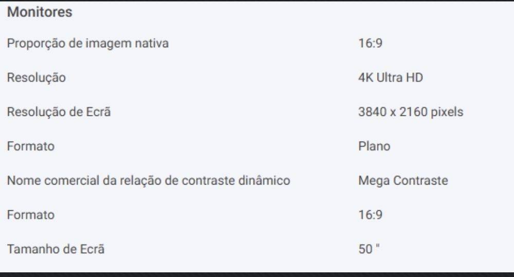 TV Samsung SMART TV 50"