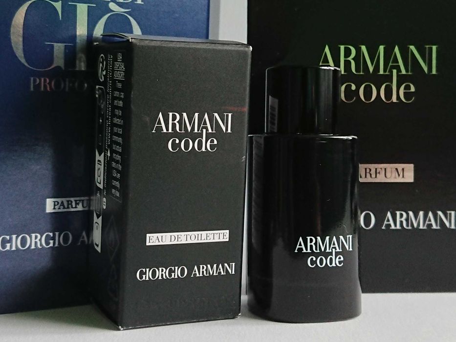 Zestaw Armani, Prada