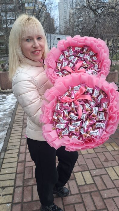 Букет з цукерок до свята