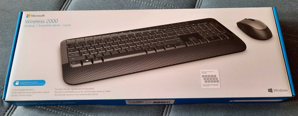 Microsoft Wireless Desktop 2000 klawiatura myszka bezprzewodowa