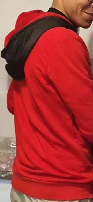 Moletom Balenciaga Paris Logo Hoodie -m - Vermelho/Preto