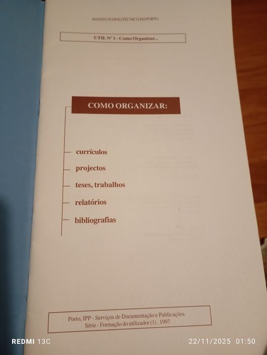 Livros auxiliares