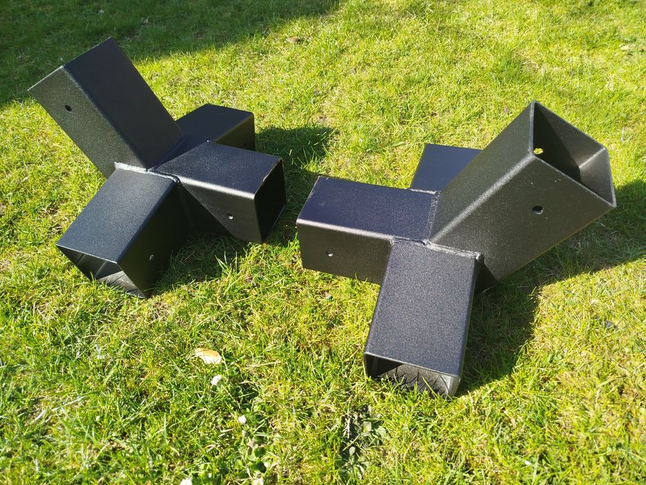 Łączniki do hamaka mocne ocynkowane i malowane proszkowo