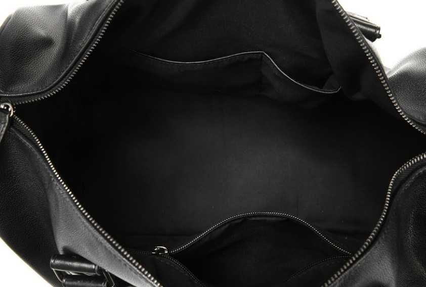 Мужская кожаная черная городская чоловіча брендовая модная сумка новая