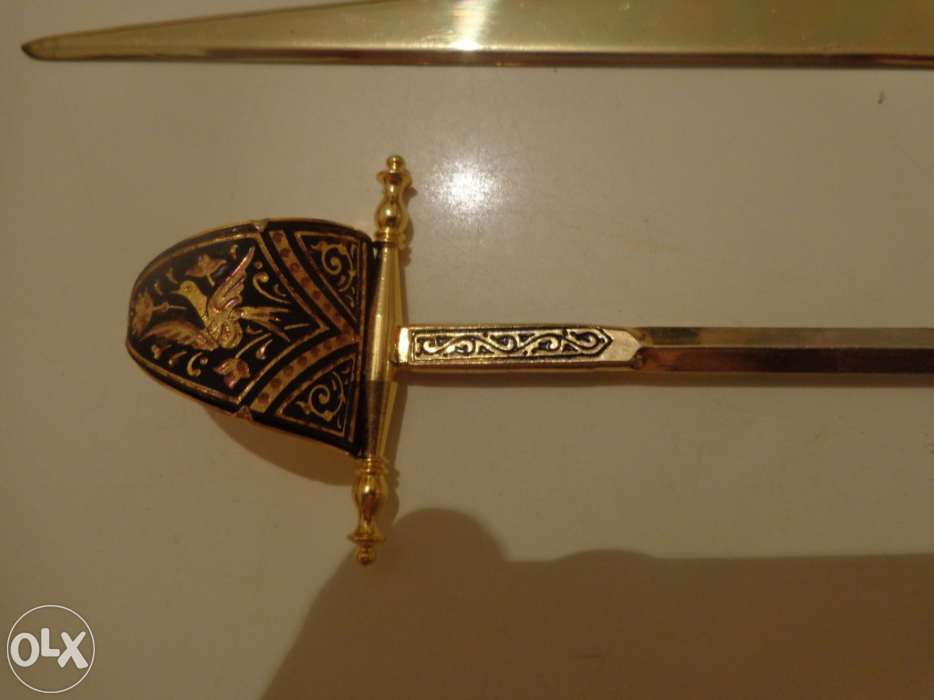 Biblot-abre carta e quadro conjunto- pintado á mão