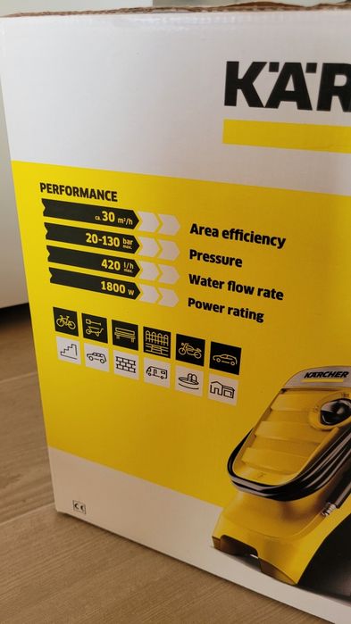 Lavadora Alta Pressão Karcher K4 Compact - Na Garantia (Usada 1x) + Ofertas