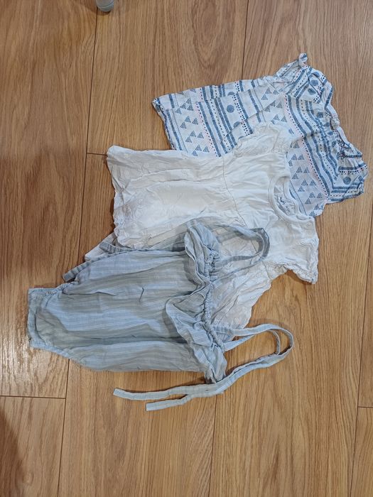 Zestaw ciuchów hm body bluzy getry
