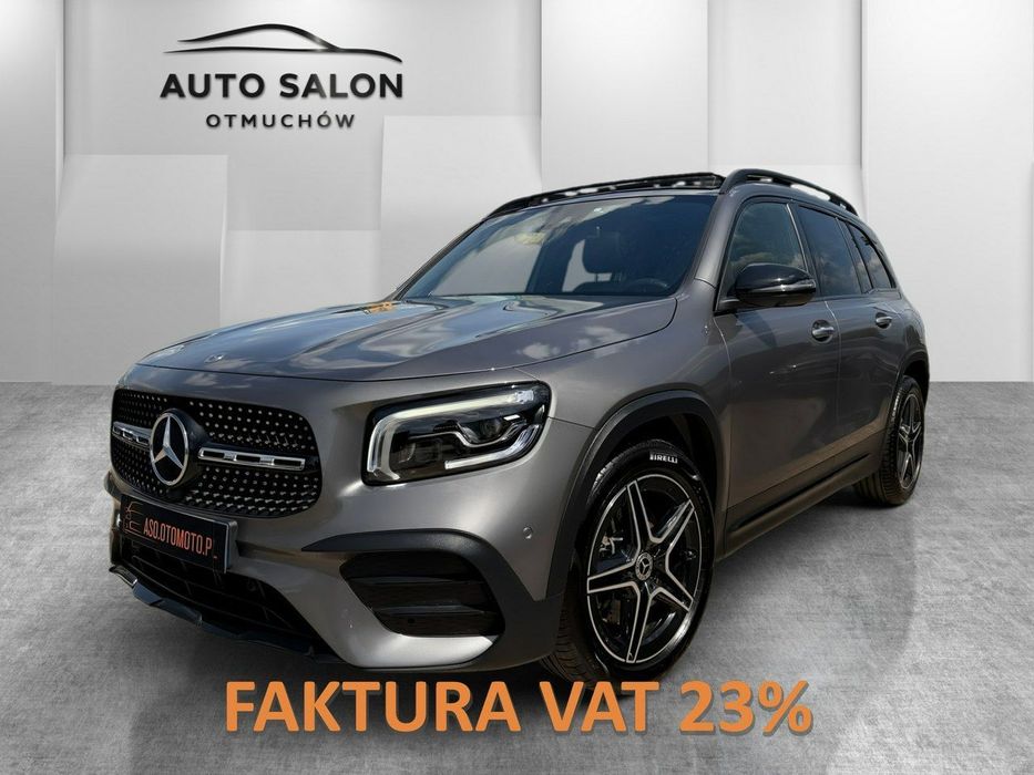 Mercedes-Benz GLB FUL LED skóra PANORAMA kamery 360 grzane fotele nawi 7 foteli AMG 4x4